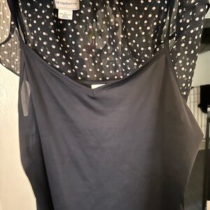 Liz Claiborne two piece with under blouse tank top